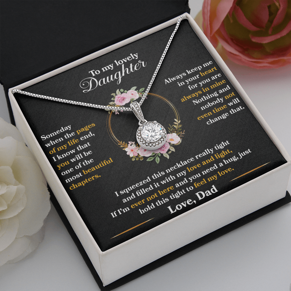Daughter - Someday When The pages Of My Life End - Eternal Hope Necklace