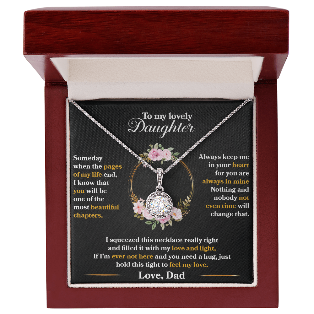 Daughter - Someday When The pages Of My Life End - Eternal Hope Necklace
