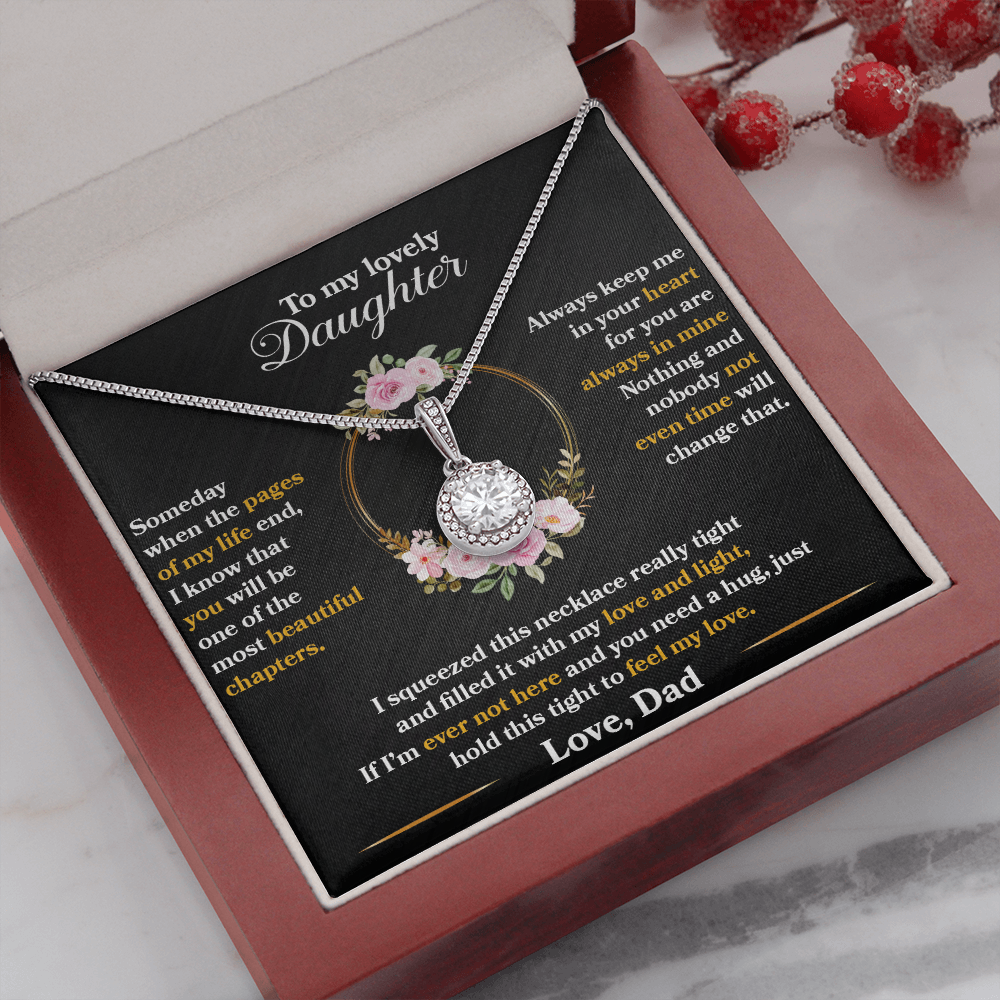 Daughter - Someday When The pages Of My Life End - Eternal Hope Necklace