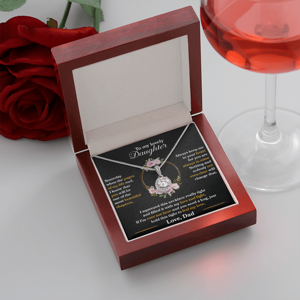Daughter - Someday When The pages Of My Life End - Eternal Hope Necklace