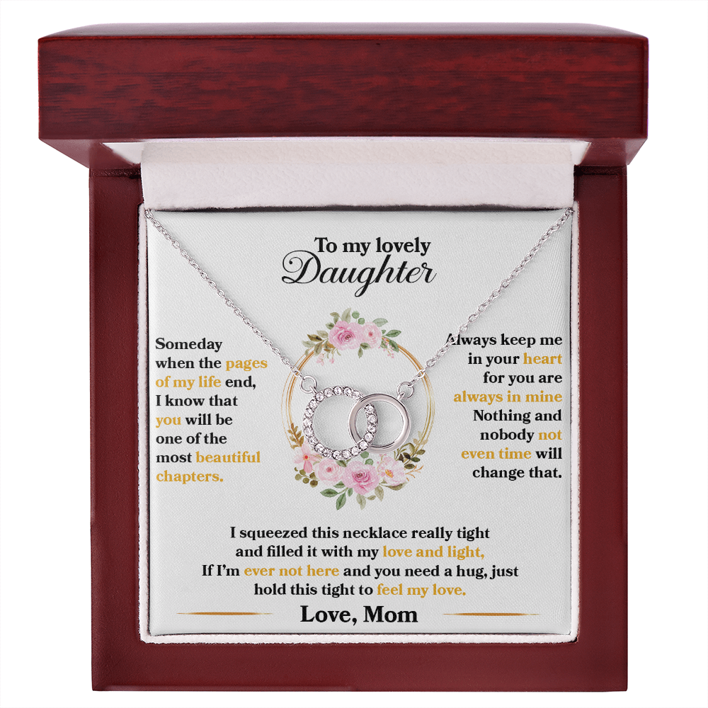 Daughter - Someday When The Pages Of My Life End - Perfect Pair Necklace
