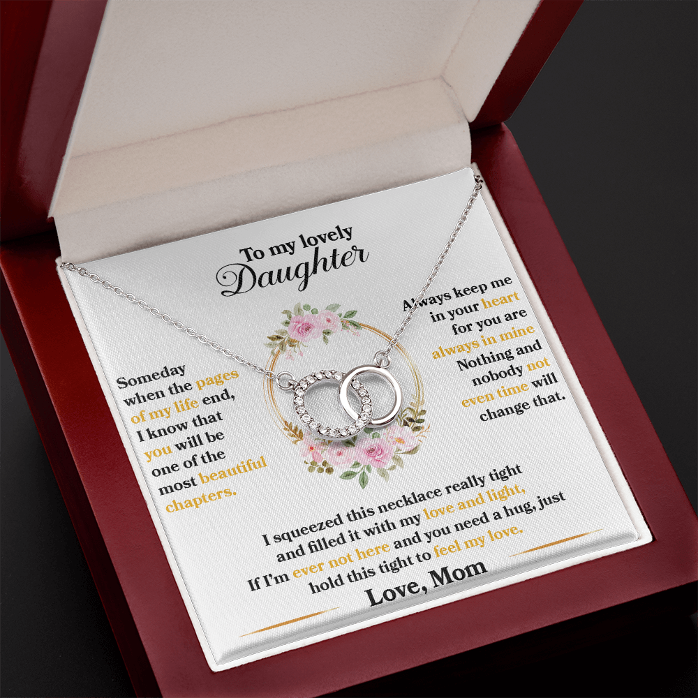 Daughter - Someday When The Pages Of My Life End - Perfect Pair Necklace