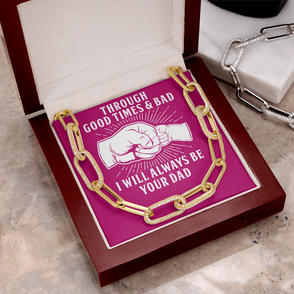 Daughter - Through Good Times & Bad - Forever Linked Necklace