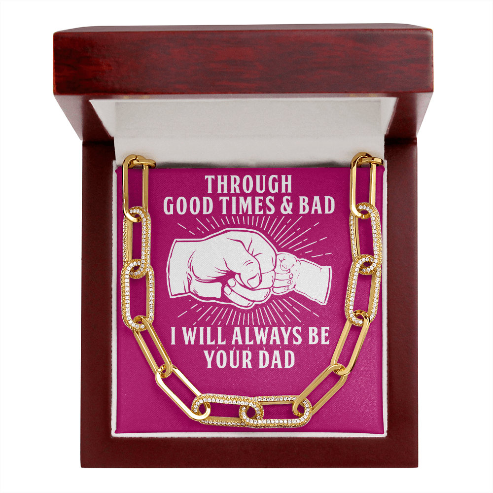 Daughter - Through Good Times & Bad - Forever Linked Necklace