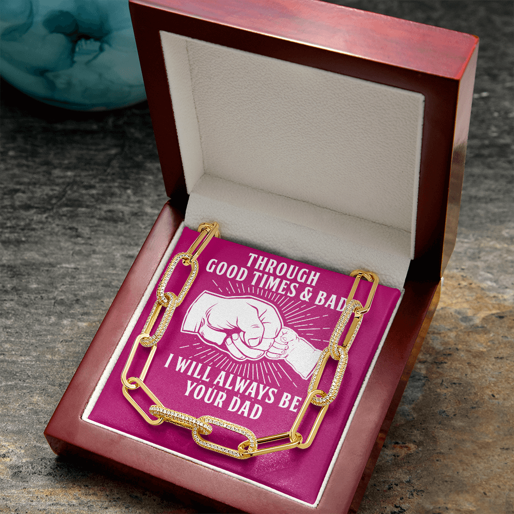 Daughter - Through Good Times & Bad - Forever Linked Necklace