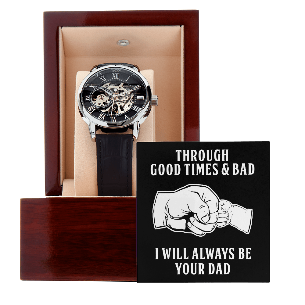Son - Through Good Times & Bad - Men's Openwork Watch