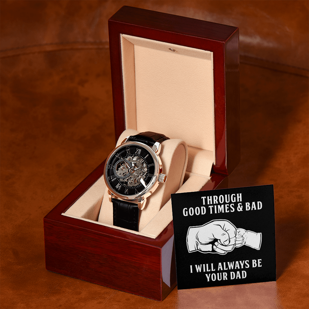Son - Through Good Times & Bad - Men's Openwork Watch