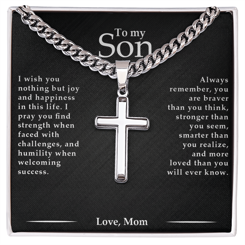 Son - I wish You Nothing But Joy - Love Mom