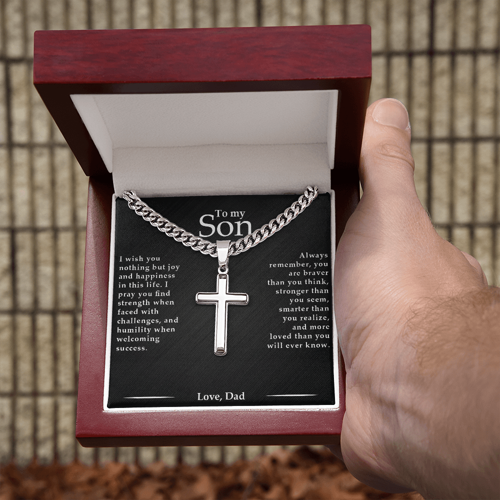 Son - I Wish You Nothing But Joy - Cross Necklace