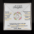 Daughter - Someday When The Pages Of My Life End - Delicate Heart Necklace
