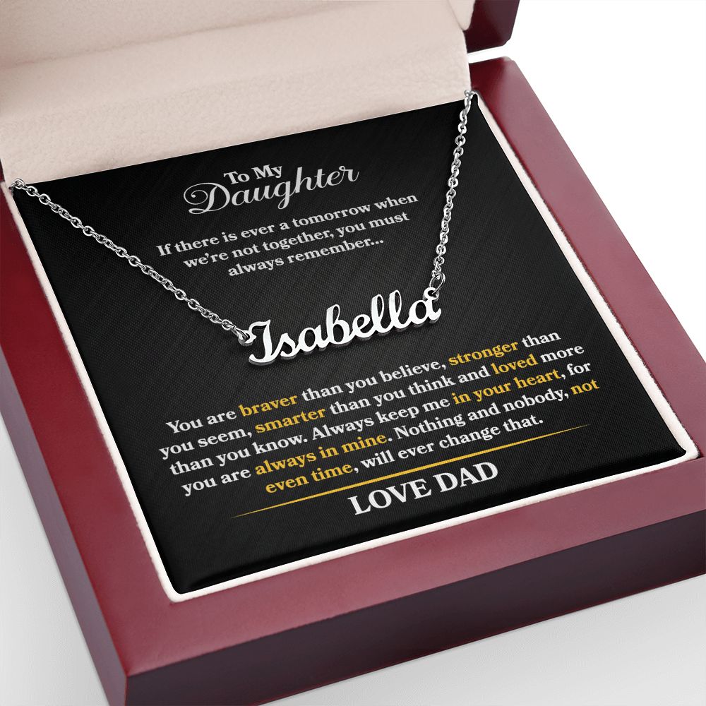 Daughter - If There is Ever a Tomorrow - Name Necklace