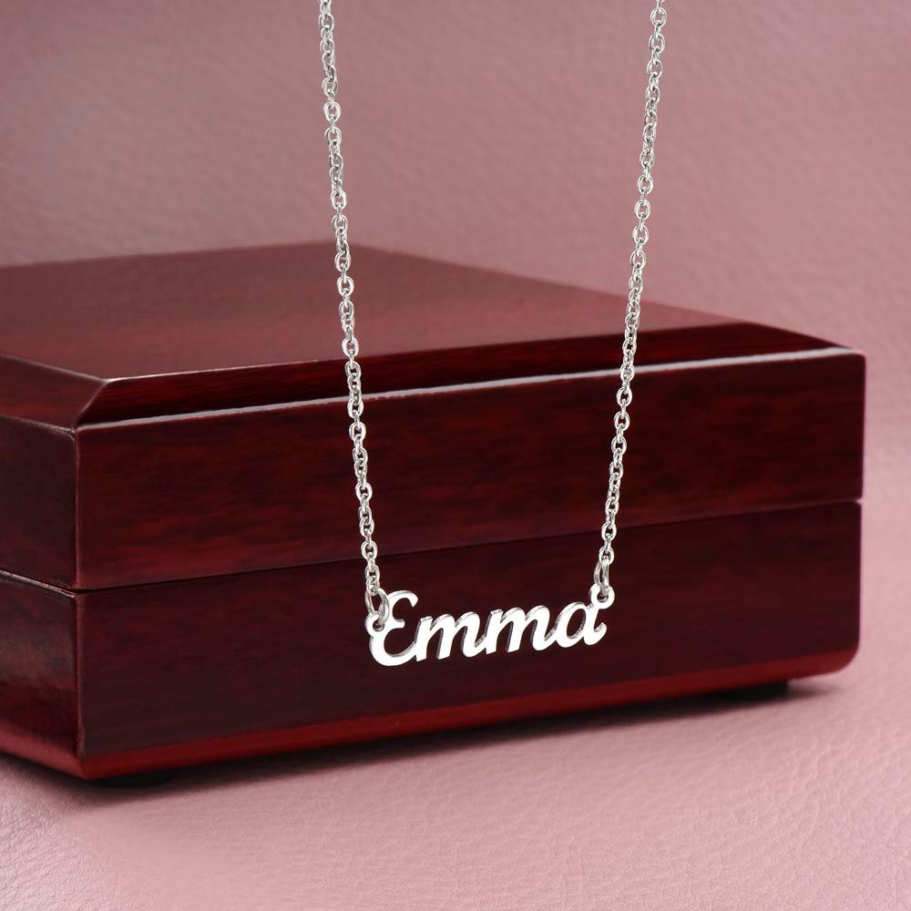 Mom - For All The Times - Name Necklace