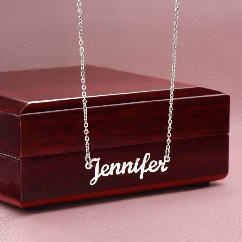 Mom - For All The Times - Name Necklace