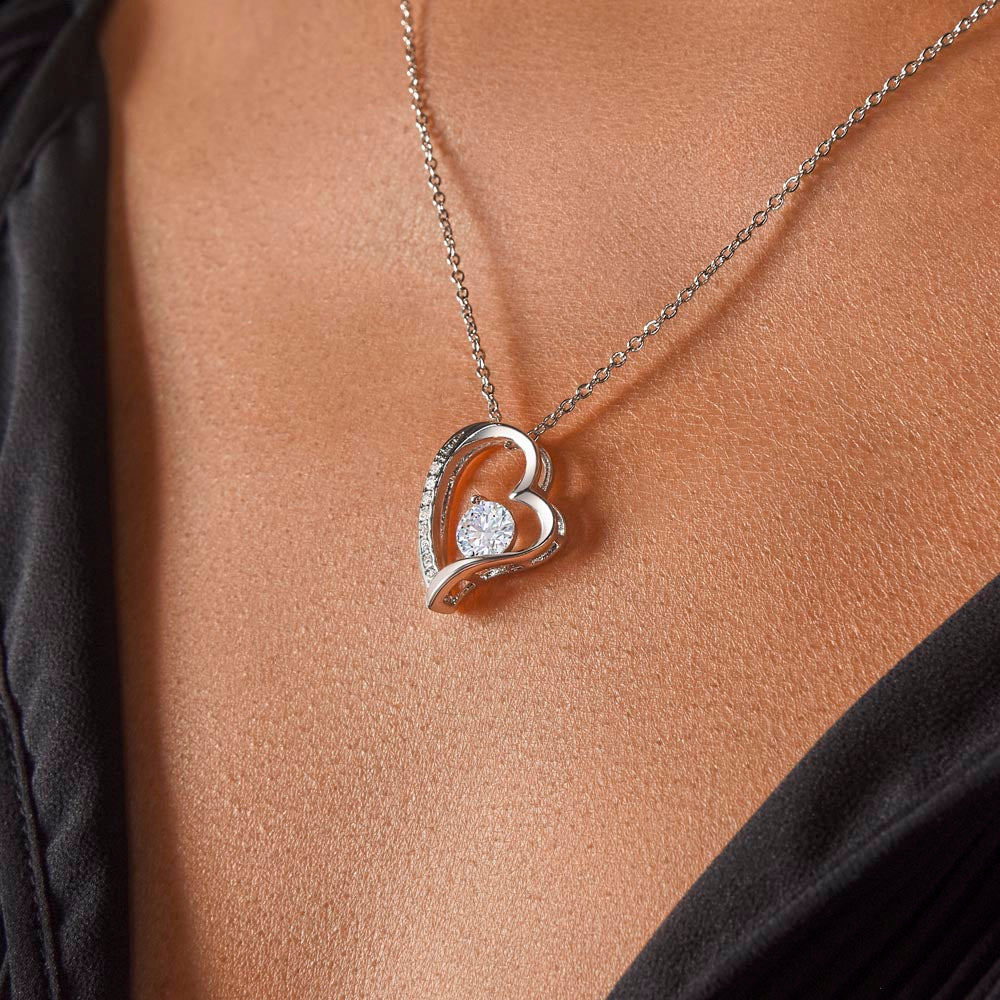 Daughter - Someday When The Pages Of My Life End - Forever Love Necklace