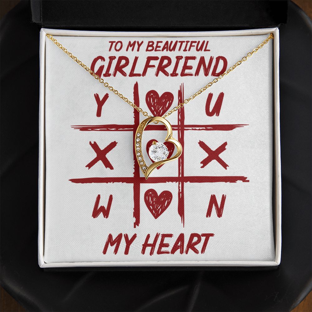 To My Beautiful Girlfriend - Forever Love Necklace