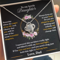 Daughter - Someday When The Pages Of My Life End - Love Knot Necklace