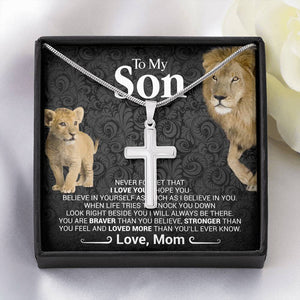 Son - Believe In Yourself - Cross Necklace