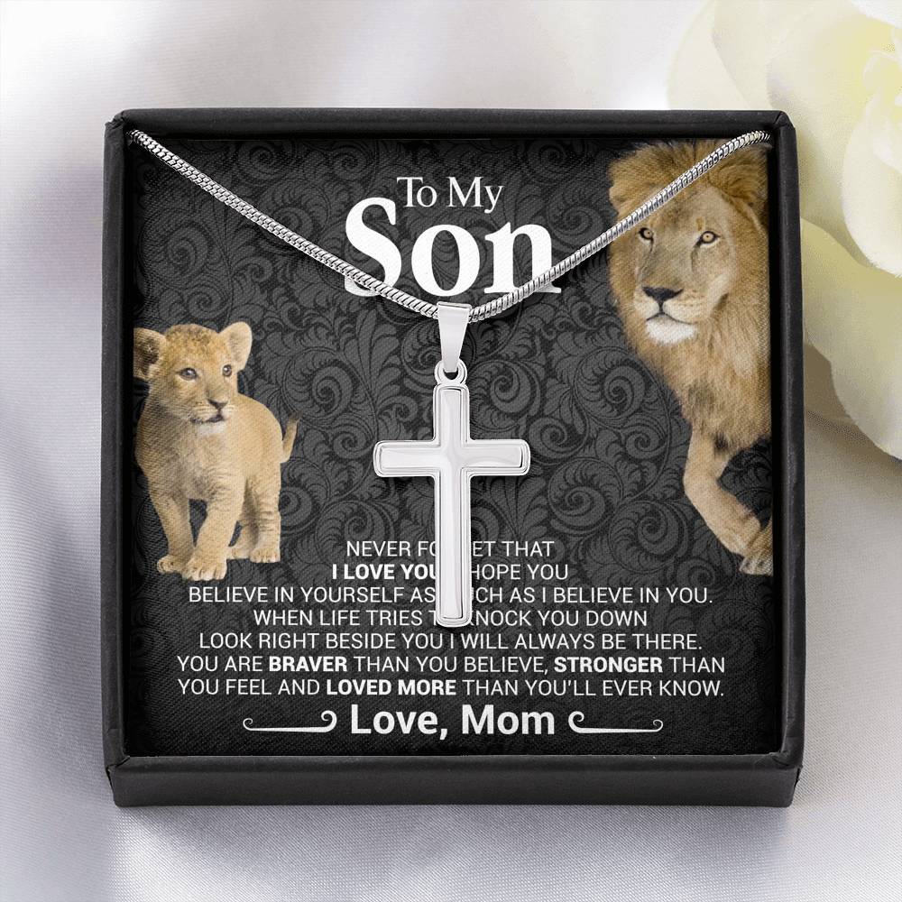 Son - Believe In Yourself - Cross Necklace