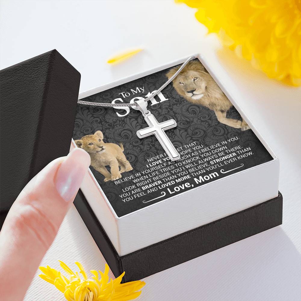 Son - Believe In Yourself - Cross Necklace