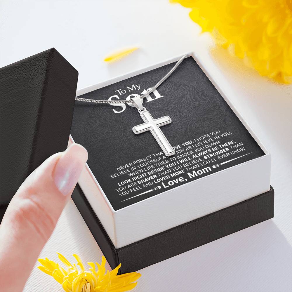Son - Never Forget That I Love You - Cross Necklace