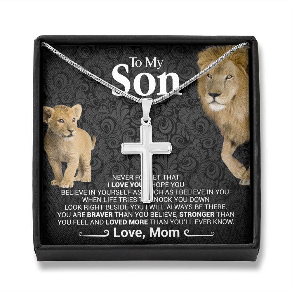 Son - Believe In Yourself - Cross Necklace