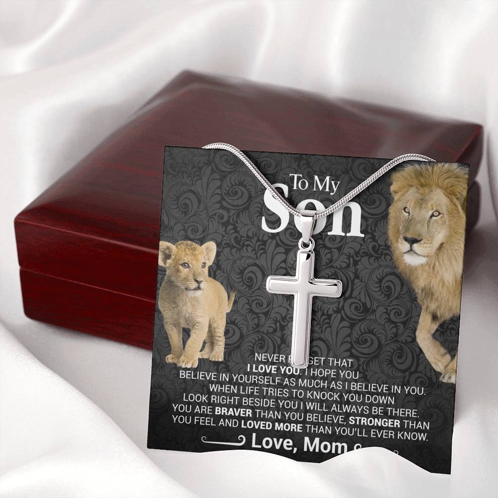 Son - Believe In Yourself - Cross Necklace