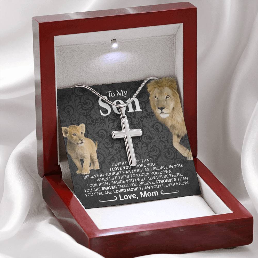 Son - Believe In Yourself - Cross Necklace