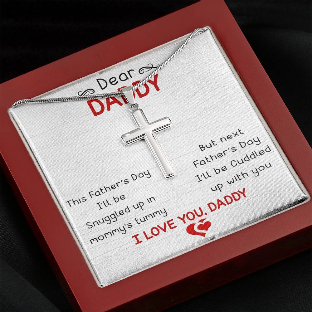Dad - Snuggled Up In Mommy's Tummy - Father's Day