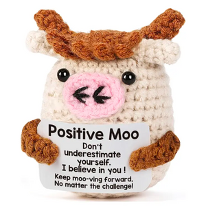 Handmade Positive Moo Cow