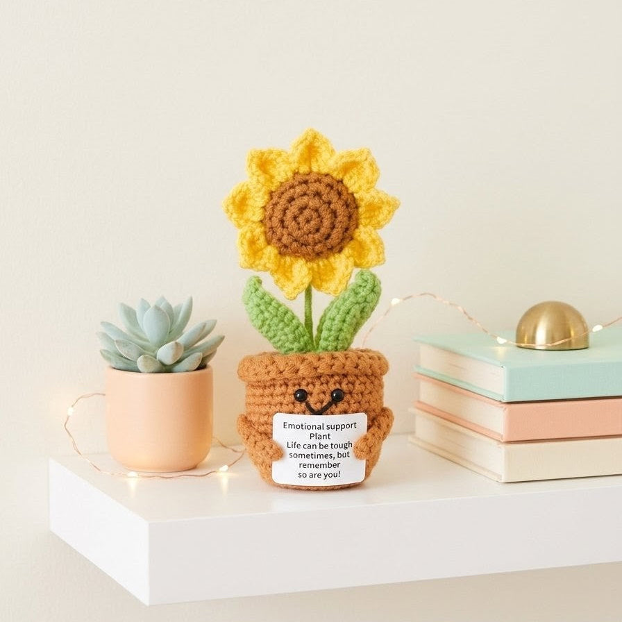 Handmade Emotional Support Sunflower Plant