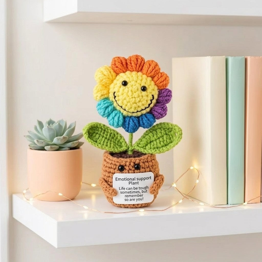 Handmade Emotional Support Plant Rainbow Ray