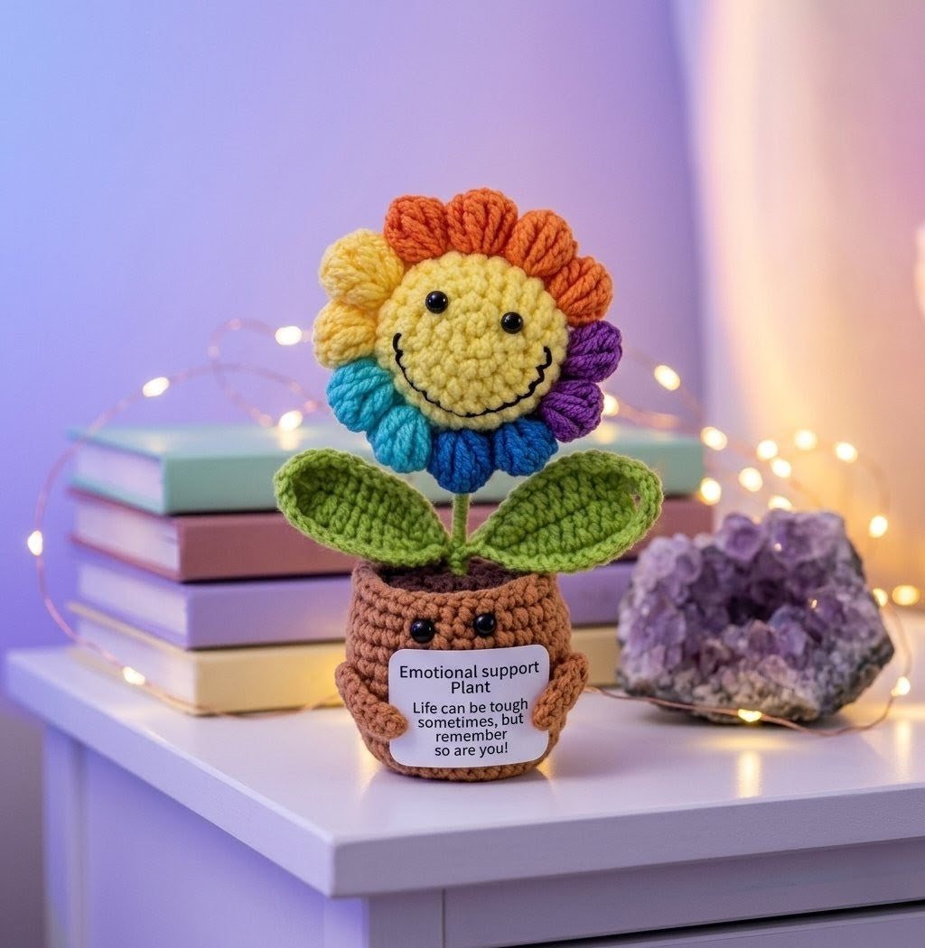 Handmade Emotional Support Plant Rainbow Ray