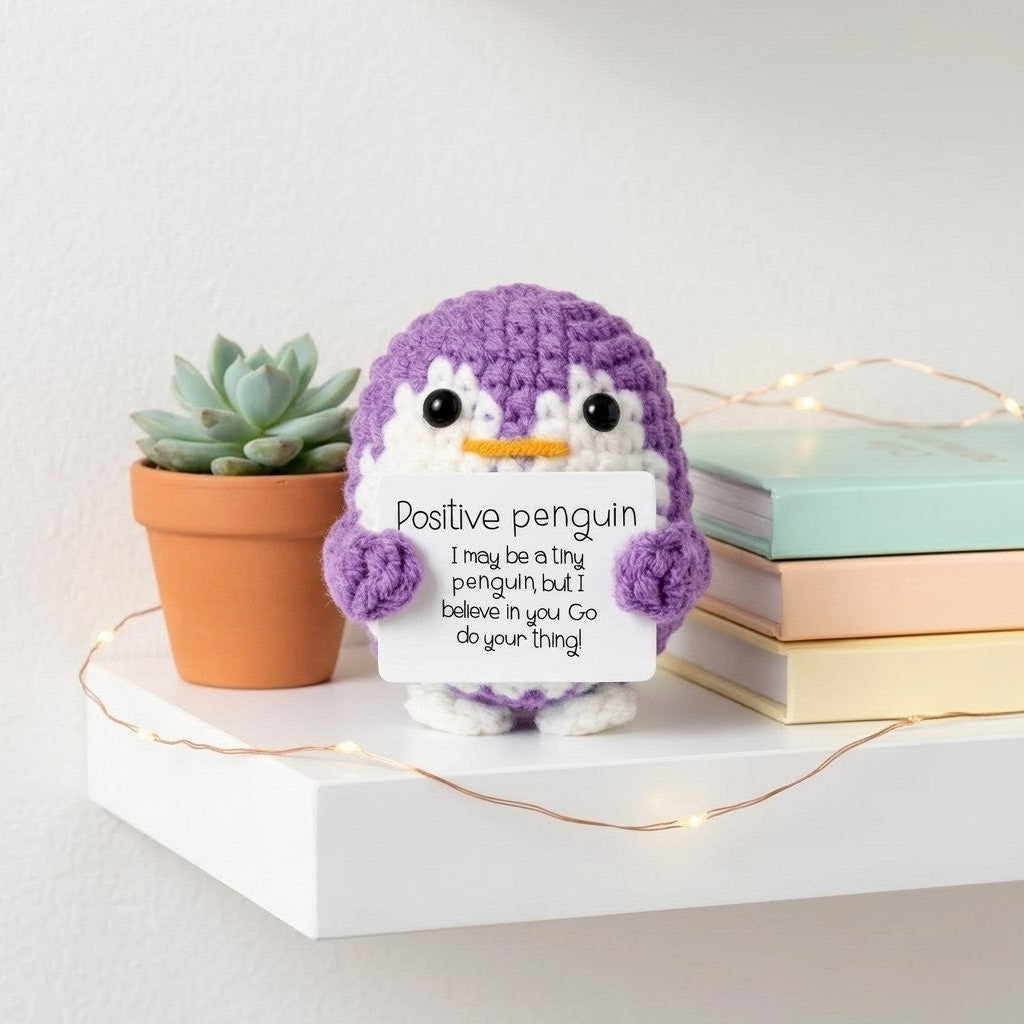 Handmade Violet The Positive Penguin